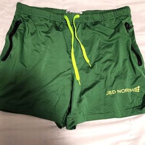 Jed North Men's Fitted Bodybuilding Workout Gym Running Tight Lifting Shorts